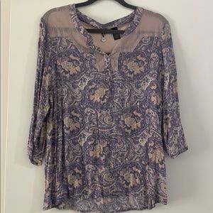 Paisley thin blouse.